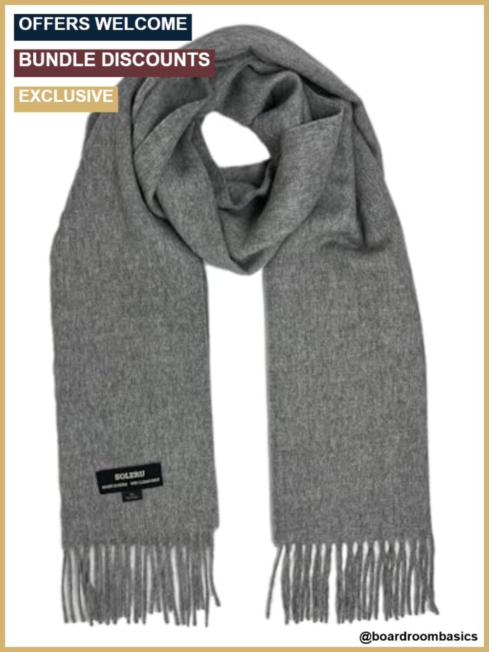 100% Baby Alpaca Wool Scarf Soft Warm Winter Wrap 70x12